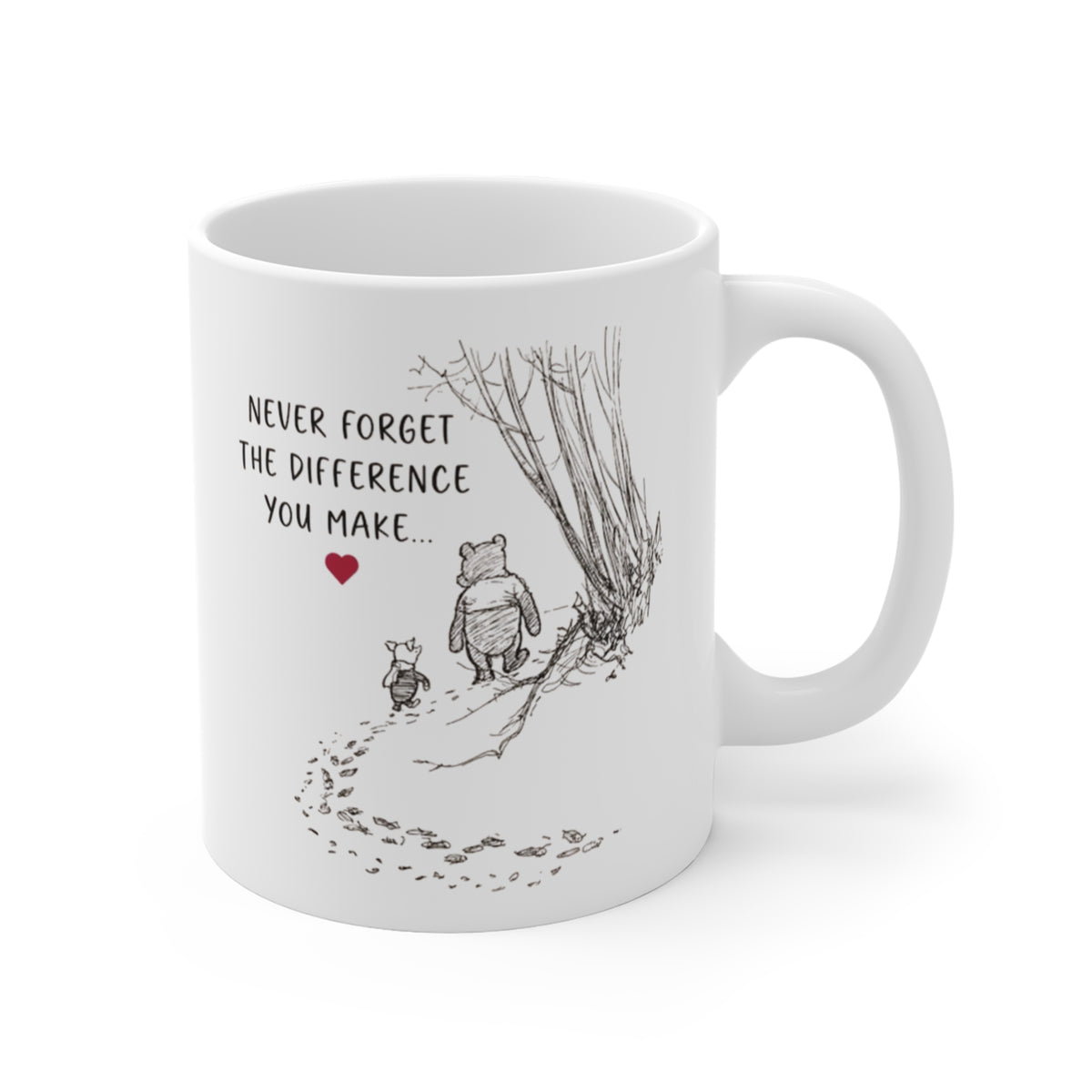 Never Forget the Difference You Make Kindergarten Teacher Mug
