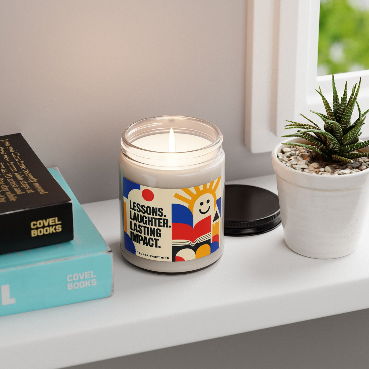 Lessons Laughter Lasting Impact Kindergarten Teacher Candle