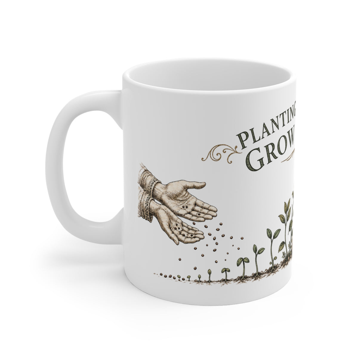 Planting Seeds That Grow Forever Kindergarten Teacher Mug