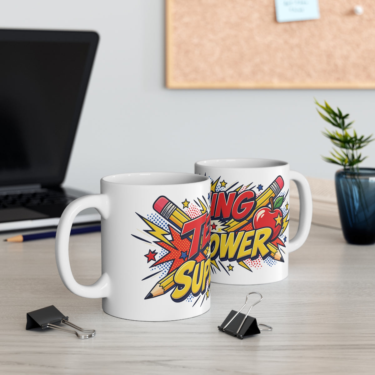 Teaching Is My Superpower Kindergarten Teacher Mug