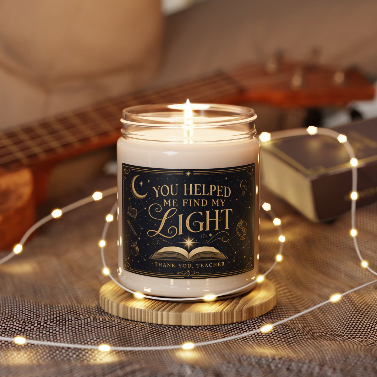 You Helped Me Find My Light Kindergarten Teacher Candle