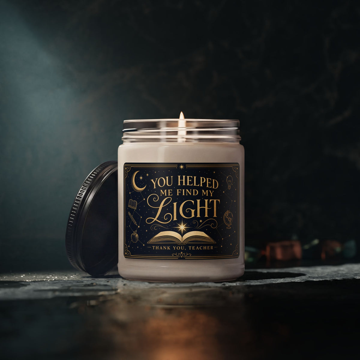 You Helped Me Find My Light Kindergarten Teacher Candle