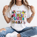 Hello Kindergarten Kindergarten Teacher Shirt